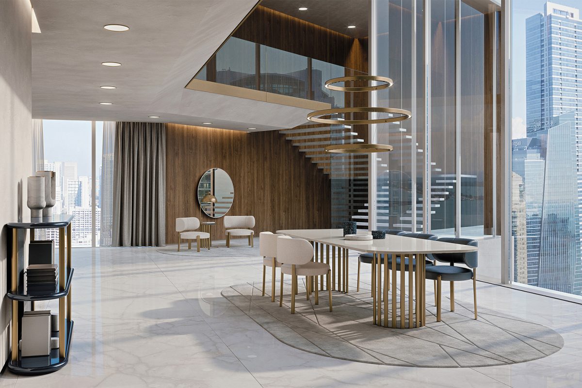 Roma Dining TURRI Made in Italy Furnitures