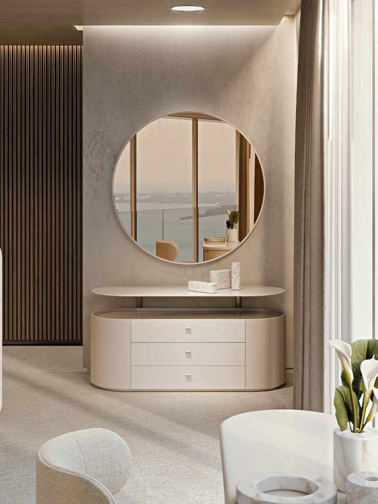 Roma mirrored store dressing table