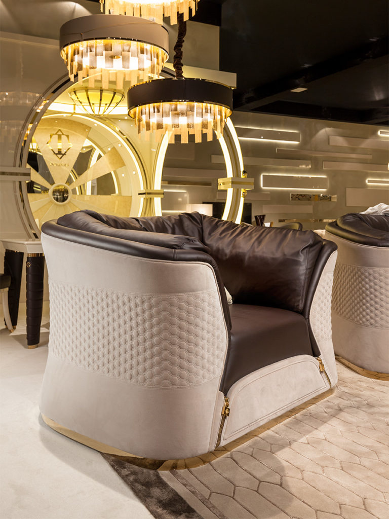 Vogue armchair Turri Made in Italy