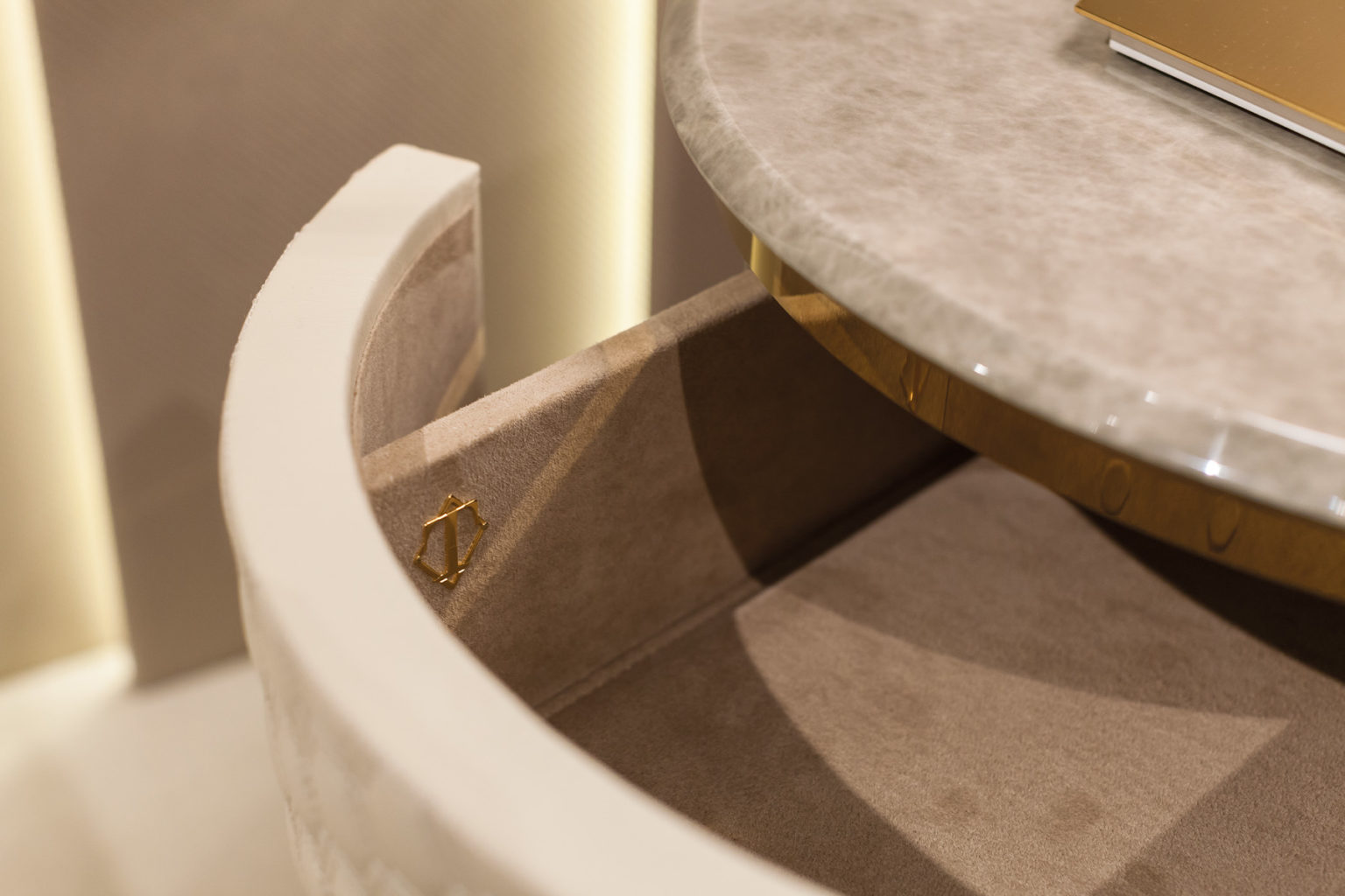 Vogue bedside table Turri Made in Italy